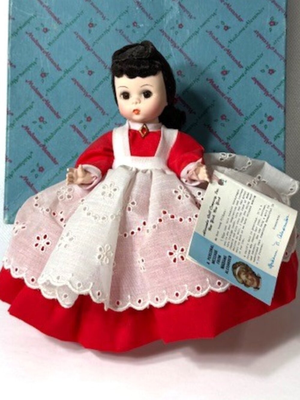 Madame Alexander restrung 8" Jo doll.